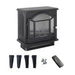 Portable Electric Fireplace with 3D Flame Effects