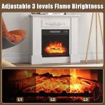 TRONLEE 32" Fireplace Mantel with Electric Fireplace
