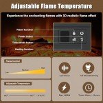 TRONLEE 32" Fireplace Mantel with Electric Fireplace