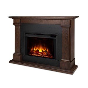 Real Flame Callaway Grand Electric Fireplace - Chestnut Oak