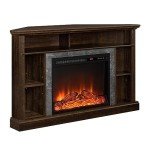 Ameriwood Home Overland Electric Fireplace TV Stand