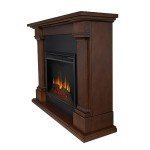 Real Flame Callaway Grand Electric Fireplace - Chestnut Oak