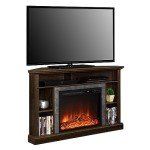 Ameriwood Home Overland Electric Fireplace TV Stand