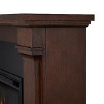 Real Flame Callaway Grand Electric Fireplace - Chestnut Oak