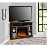 Ameriwood Home Overland Electric Fireplace TV Stand