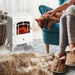 HOMCOM 22" Freestanding Electric Fireplace Heater