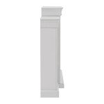 Ameriwood Home Lamont White Mantel Fireplace