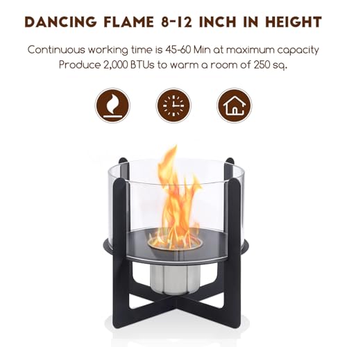 Portable Tabletop Fire Pit for Indoor and Outdoor