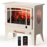 TURBRO Suburbs 25" WiFi Electric Fireplace Heater