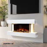 FireBlaze Aurora 48" 3-Sided Electric Fireplace