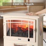 TURBRO Suburbs 25" WiFi Electric Fireplace Heater