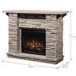 Dimplex Featherston Electric Fireplace with Mantel Package