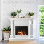 43-Inch Freestanding Electric Fireplace with Remote Control