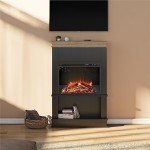 Ameriwood Mateo 30" Electric Fireplace with Mantel