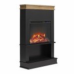 Ameriwood Mateo 30" Electric Fireplace with Mantel