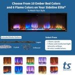 TouchStone Sideline Elite 50" Smart Electric Fireplace