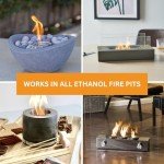 Roundfire Ethanol Fuel - 3 Pack for Fireplaces