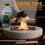 Bioethanol Fuel Tabletop Firepit - 0.5 Liters