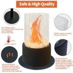 Portable Mini Tabletop Fire Pit for Indoor/Outdoor Use