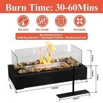 KORNIFUL Portable Tabletop Fire Pit for S'mores
