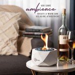 Portable Tabletop Fire Pit Bowl for Indoor/Outdoor