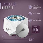 Portable Tabletop Fire Pit Bowl for Indoor/Outdoor