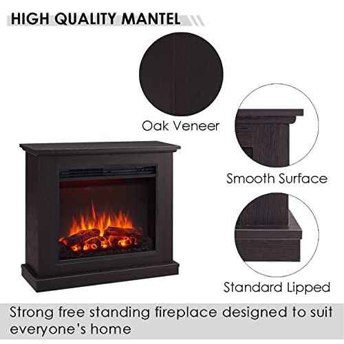 LegendFlame® Madison Electric Fireplace with Mantel Surround