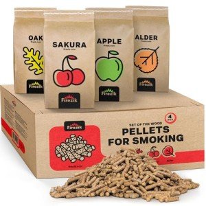Wood Smoking Pellets - Cherry, Apple, Oak, Alder