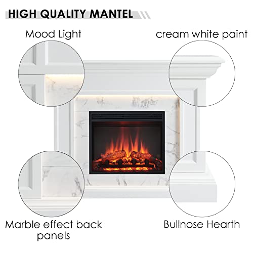 LegendFlame Sheraton 48" Electric Fireplace Suite