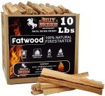 Billy Buckskin Fatwood Fire Starter Sticks - 10 lbs