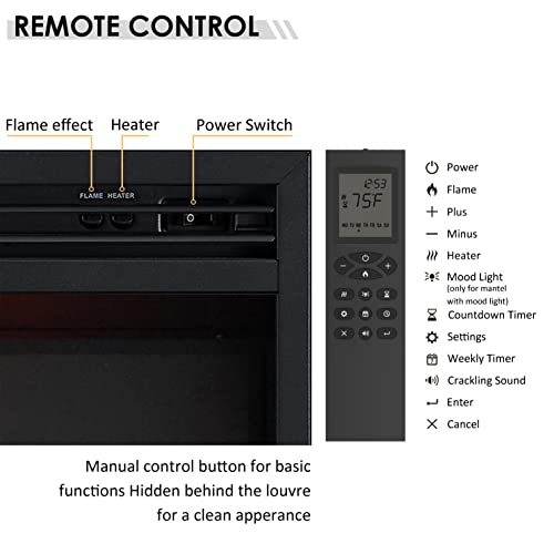 LegendFlame Sheraton 48" Electric Fireplace Suite
