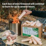 Mini Firewood Set with Starters and Gloves