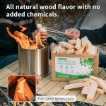 Mini Firewood Set with Starters and Gloves