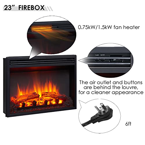 Georgia Electric Fireplace with 37" Mantel Surround