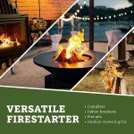 Natural Cedar Fire Starter Sticks for Camping & Grilling
