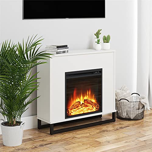 The History Of Electric Fireplace With Wood Mantel