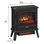 Duraflame® Black Infrared Quartz Electric Stove Heater