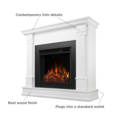 Real Flame Silverton 48” Electric Fireplace & Mantel
