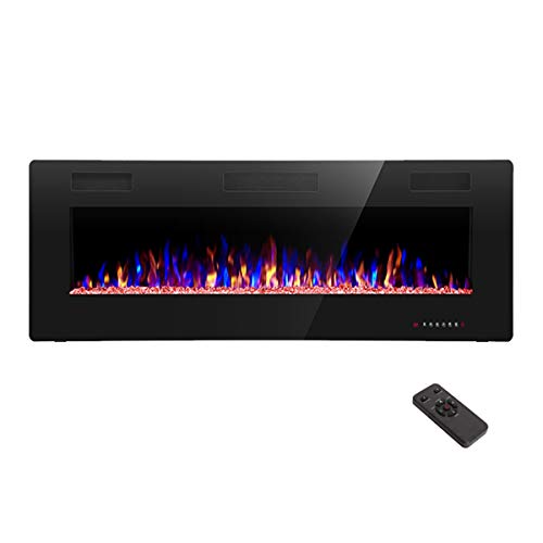 R.W.FLAME 50" Electric Fireplace with Remote Control