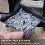 Verdeluxe 39.5" Pagoda Outdoor Wood Fire Pit