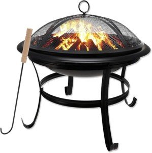 Gas One 22" Outdoor Wood Burning Fire Pit