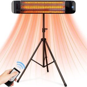 1500W Electric Infrared Outdoor Heater - Wall/Ceiling/Tripod