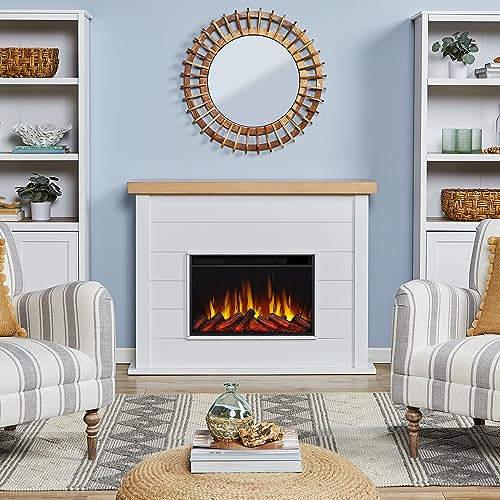 Real Flame Marshall 49" Electric Fireplace with Mantel