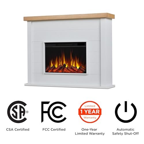 Real Flame Marshall 49" Electric Fireplace with Mantel