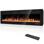 72" Electric Fireplace Insert with Remote Control