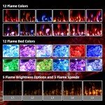 72" Electric Fireplace Insert with Remote Control