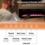 Vitesse 50" Ultra-Thin Electric Wall Fireplace