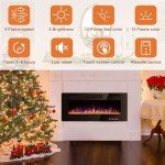 Vitesse 50" Ultra-Thin Electric Wall Fireplace