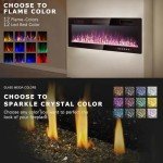Vitesse 50" Ultra-Thin Electric Wall Fireplace
