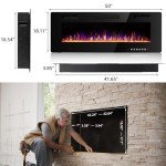 Vitesse 50" Ultra-Thin Electric Wall Fireplace